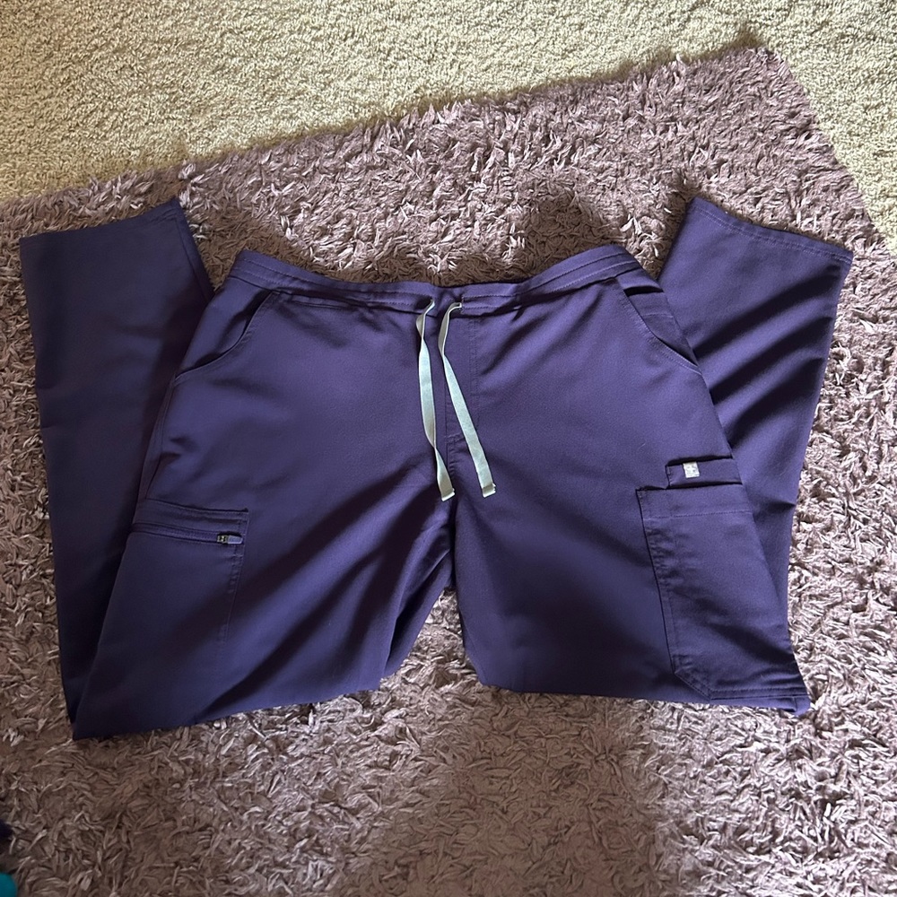 Figs Purple Shadow Yola Scrub Pants